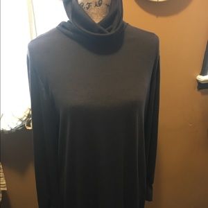 Fashion Junkee brown turtleneck dress/blouse NWT
